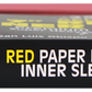 Square Deal Recordings & Supplies - 7" Red Record Inner Sleeves - Super Heavyweight - W/ Hole