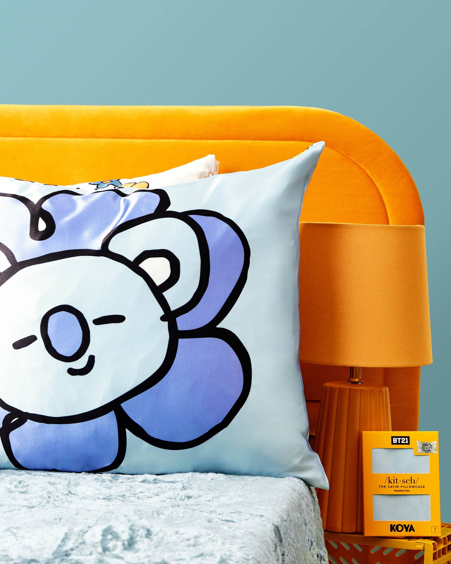 KITSCH - BT21 x Kitsch Satin Pillowcase Standard - Koya