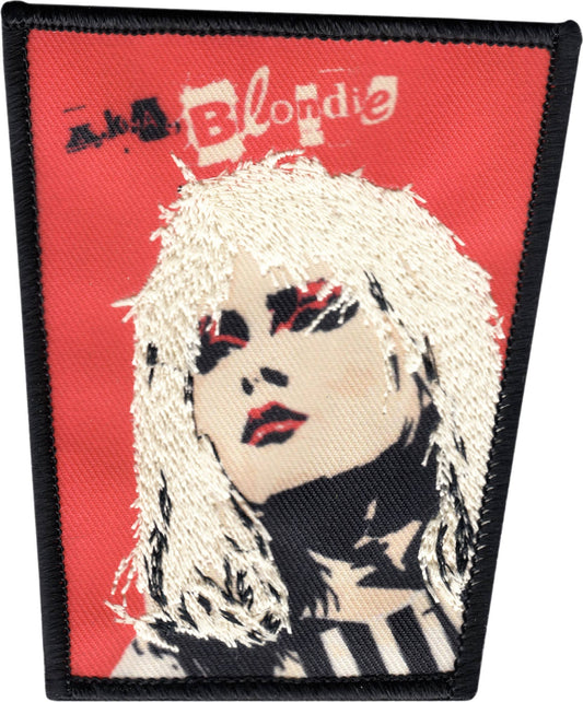 Square Deal Recordings & Supplies - Patch - Blondie - "A.K.A. Blondie" W/ Debbie Harry On Red