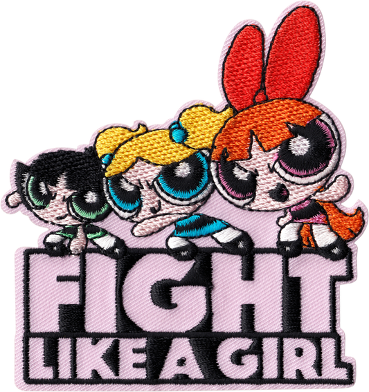 Square Deal Recordings & Supplies - Patch - Powerpuff Girls - "Fight Like A Girl" Group Shot