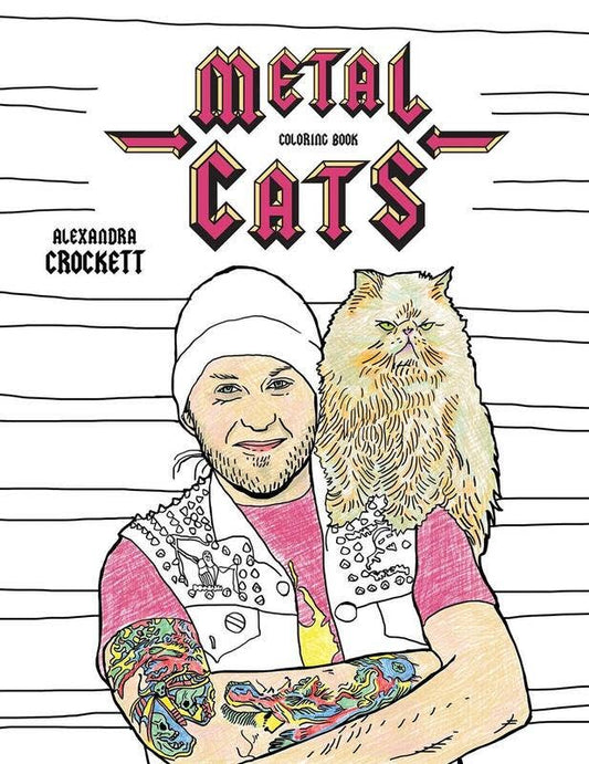 Microcosm Publishing & Distribution - Metal Cats Coloring Book