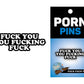 Wood Rocket Products - Fuck You You Fucking Fuck Enamel Pin, EPP-012