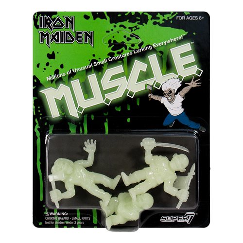 Iron Maiden M.U.S.C.L.E. Glow in the Dark Mini-Figures Set