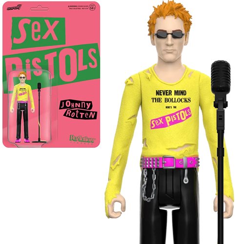 Sex Pistols Johnny Rotten (Never Mind the Bollocks) 3 3/4-inch ReAction Figure