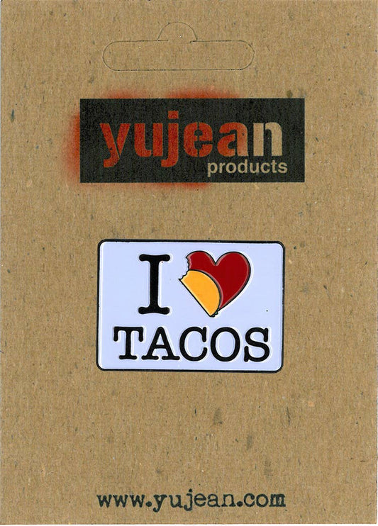 Yujean - Evilkid I Heart Tacos Enamel Pin-E1008