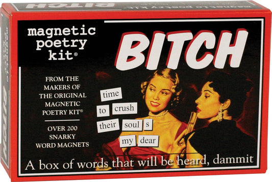 Magnetic Poetry - Bitch