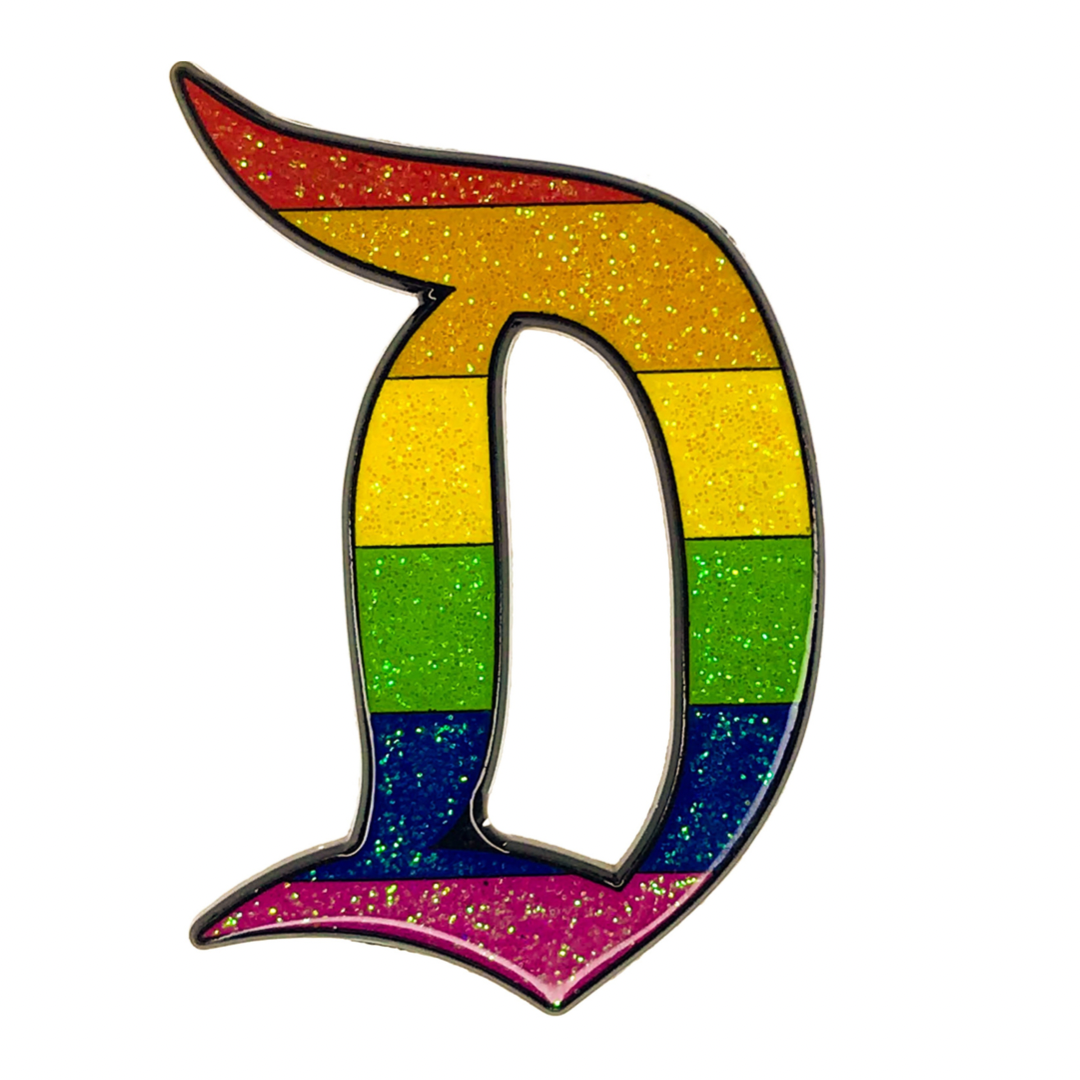 Geeky And Kinky - The D Pride Enamel Pin