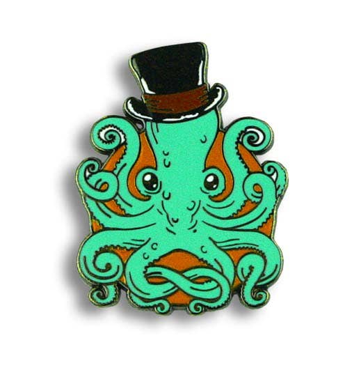 Trixie & Milo - Enamel Pin - Gentleman Octopus