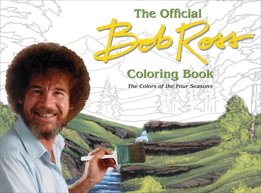 Microcosm Publishing - The Official Bob Ross Coloring Book