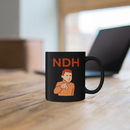 NDH 11oz Black Mug