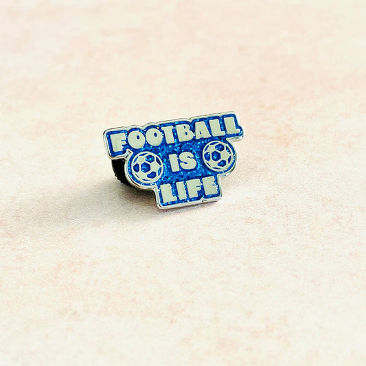 The Silver Spider - Football is Life Enamel Lapel Pin Ted Lasso soccer TV