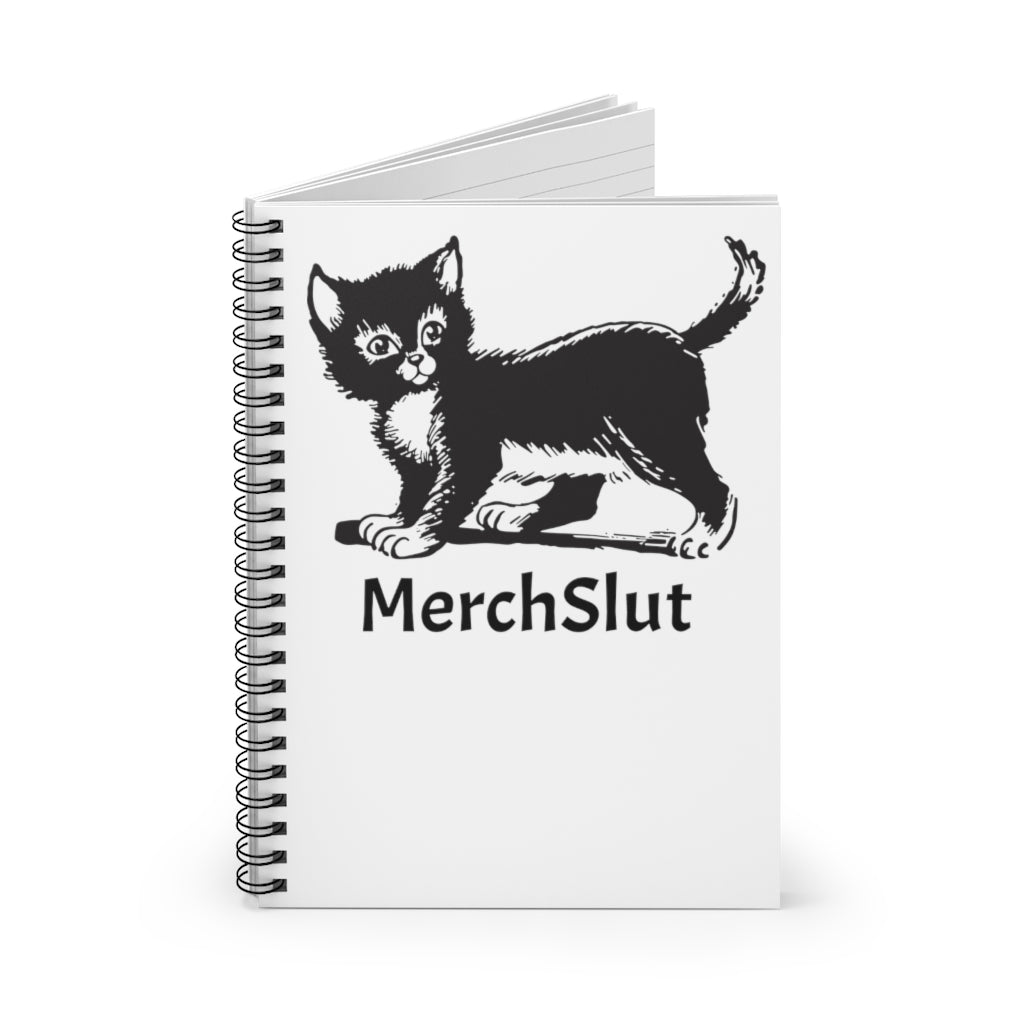 MerchSlut Spiral Notebook - Ruled Line