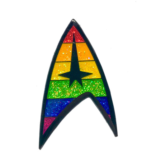 Geeky And Kinky - Trek Pride Enamel Pin