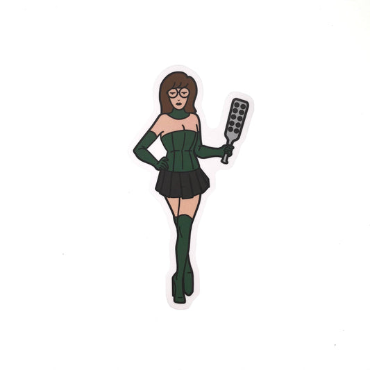 Geeky And Kinky - Mistress D Sticker