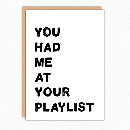 In A Nutshell Studio - You Had Me At Your Playlist IN031a