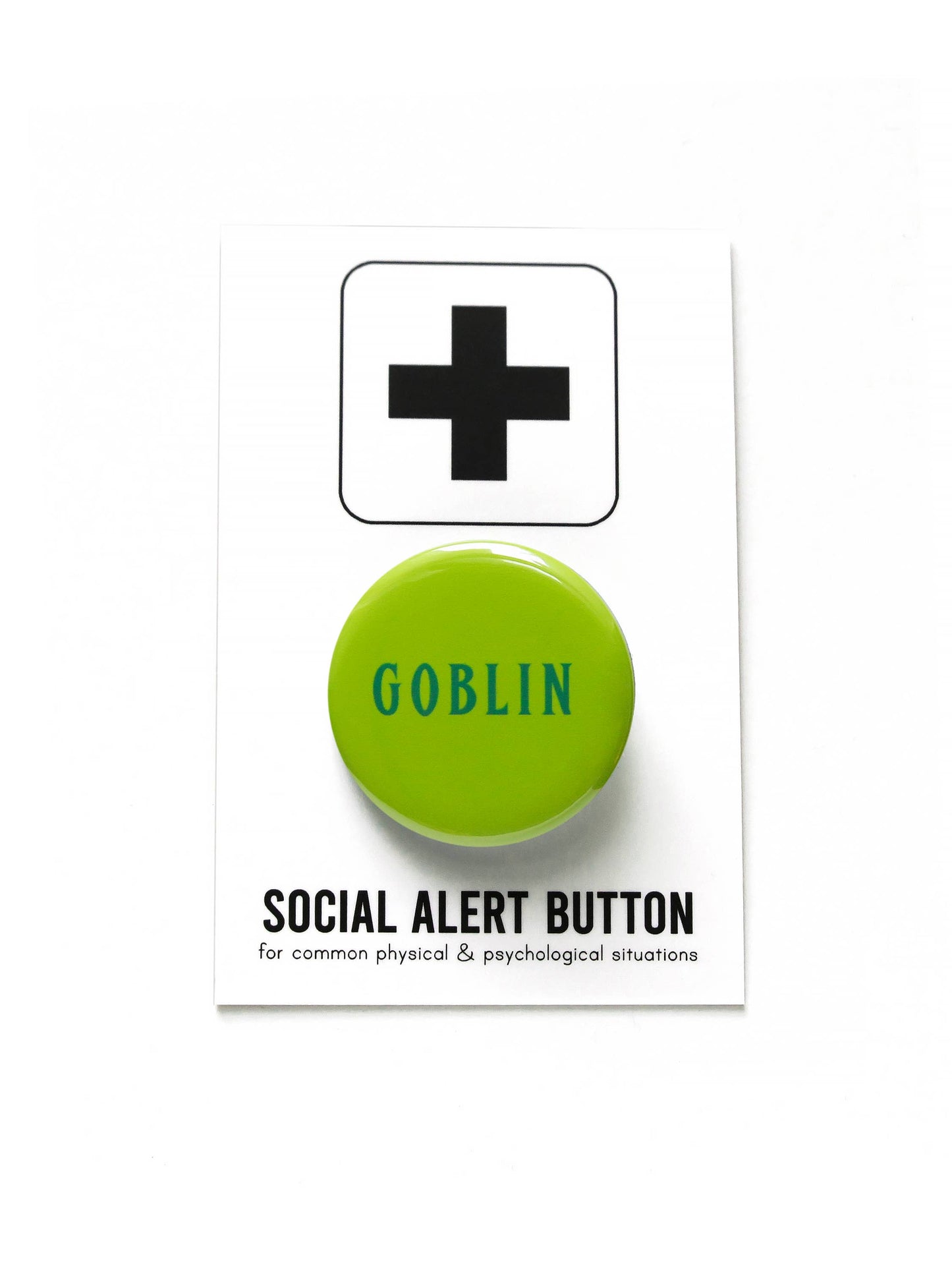 WORD FOR WORD Factory - GOBLIN pinback button