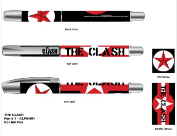 The Clash Gel Pen: Stars & Stripes