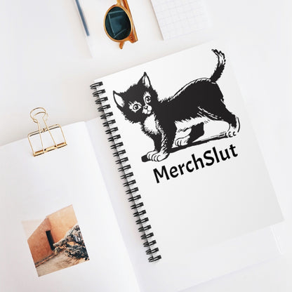 MerchSlut Spiral Notebook - Ruled Line