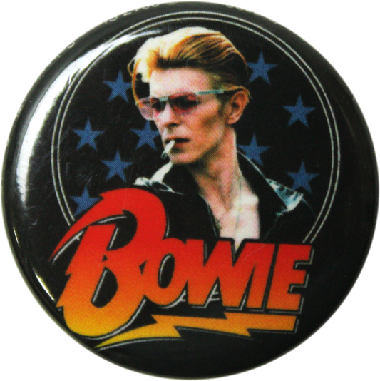 Square Deal Recordings & Supplies - BOWIE, DAVID - Smoking - 1.25 inch Pin-on Button