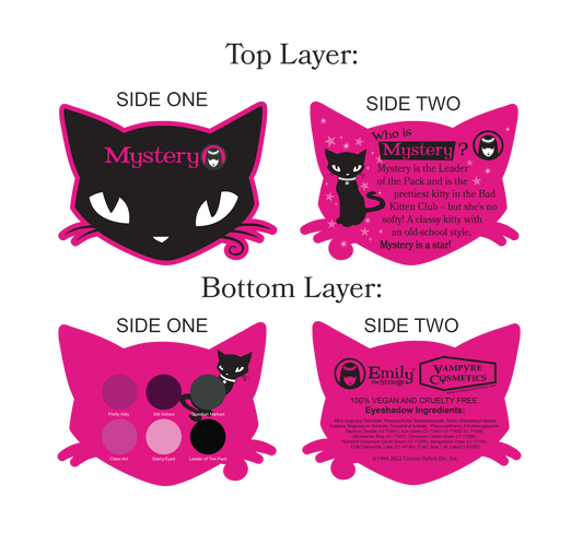 Vampyre Cosmetics LLC - Emily the Strange Cat Palettes