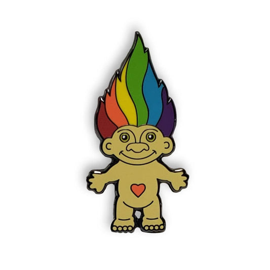 Trixie & Milo - Enamel Pin - RAINBOW TROLL