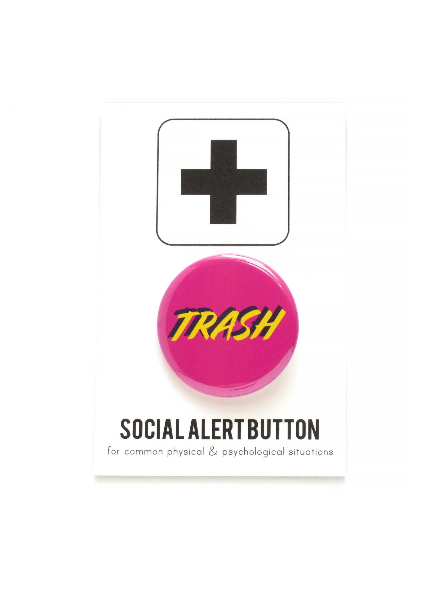 WORD FOR WORD Factory - TRASH pinback button