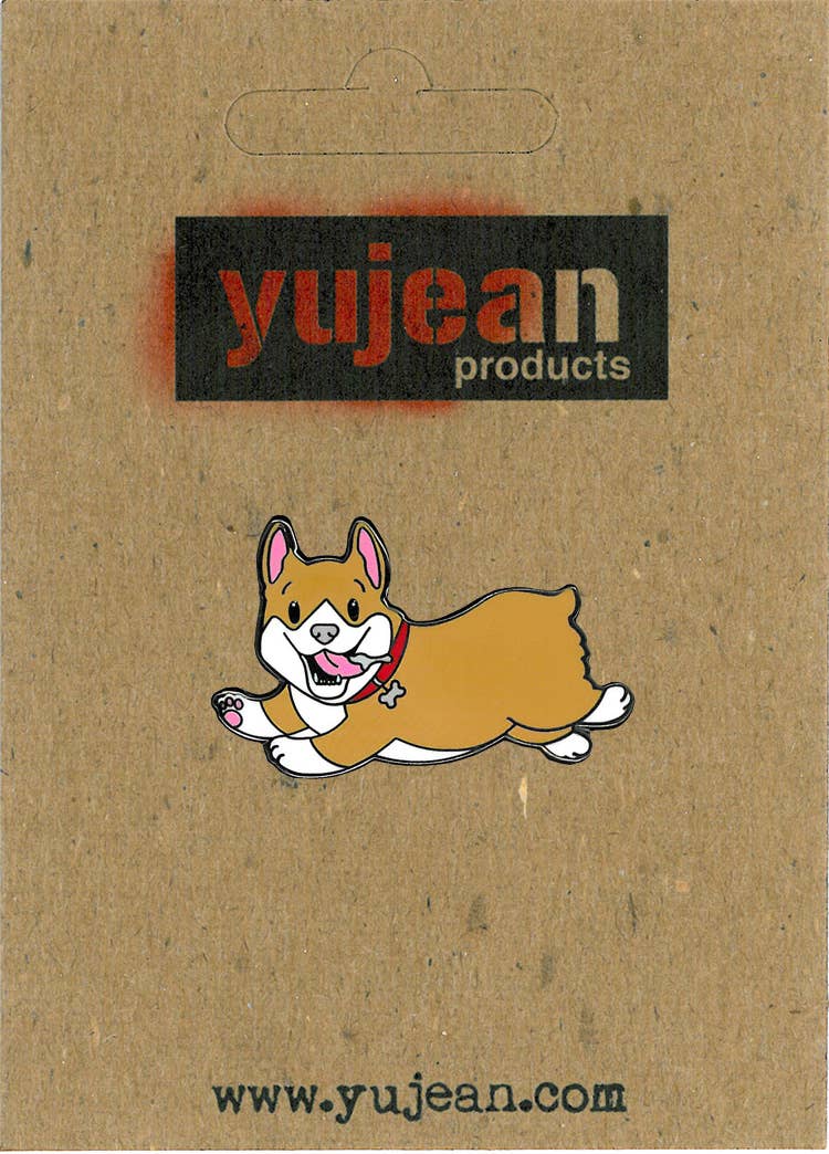 Yujean - Corgi Enamel Pin-E1065